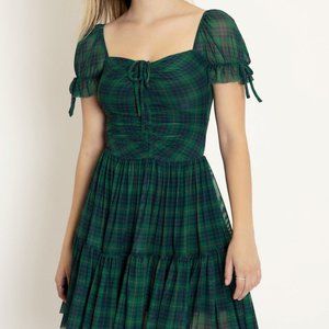 TARTAN FIR SHORT TEA PARTY DRESS - BNWT - Size M